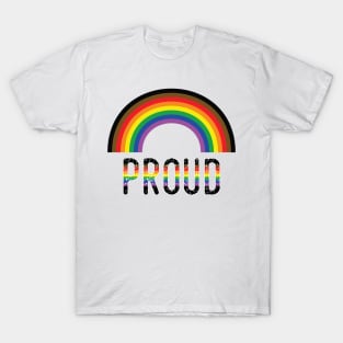 LGBTQIA Inclusive Rainbow Pride Flag - Pride 2018 T-Shirt